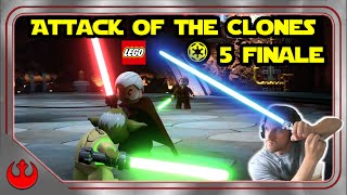 attack of the clones finale Playthrough (LEGO STARWARS)