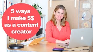 How to make money online as a content creator