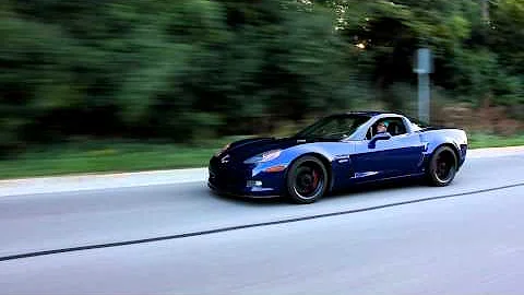 Lemans Blue Corvette Z06 Cammed Quick Pull