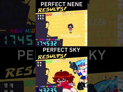 FNF PERFECT🙄 NENE vs SKY