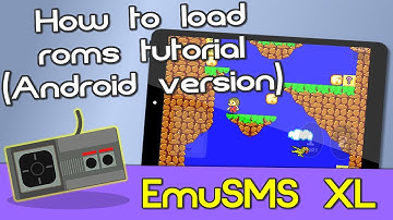 How to load roms in EmuSMS XL (Android) #android #emulator #mastersystem