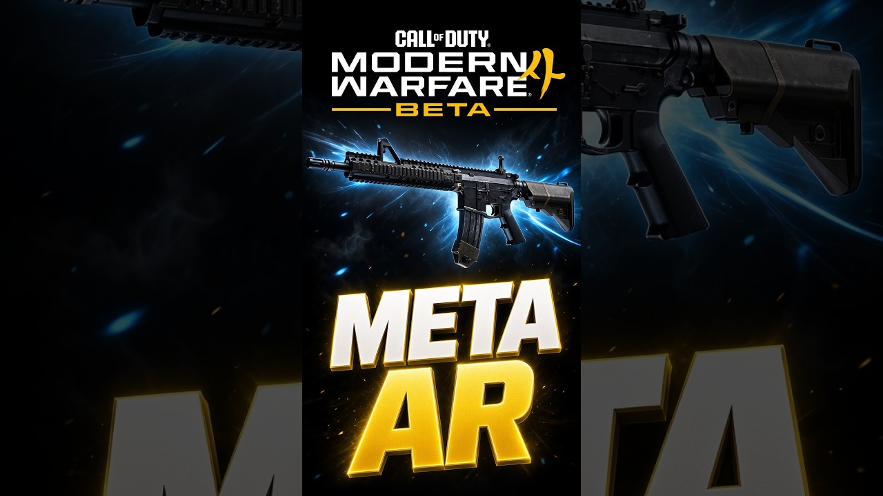 Meta Assault Rifle in the MW4 Open Beta #mw4 #shorts #callofduty