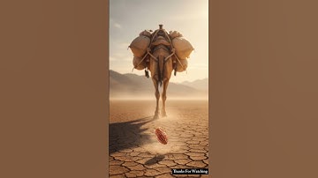From a Fallen Date to a Desert Miracle 🌱🐪 #save #tree #shorts #camel