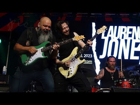 Laurence Jones Band with guest Johnny Gallagher, 'Bullfrog blues', Rory Gallagher festival, 02.06.23