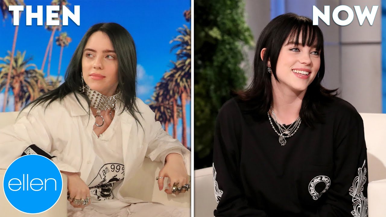 ⁣Then and Now: Billie Eilish's First and Last Appearances on The Ellen Show