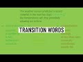 Choosing the Correct Transition Word - ACT/SAT English Tips and Strategies