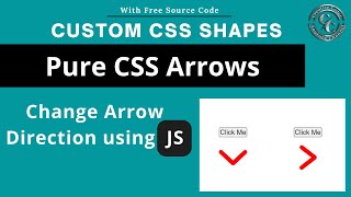 Custom CSS Arrows. Change Arrow Direction Using JS | HTML, CSS & JavaScript