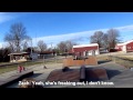 Crazy lady vs skaters - Cops Come