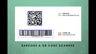 Barcode and QR code Scanner using ZBar and OpenCV | LearnOpenCV #