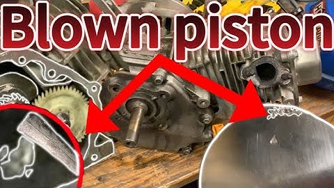 Blown up Powerfist 212cc teardown