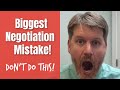 Negotiations and Your Divorce: The Single Biggest Mistake You Can Make