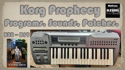 Korg Prophecy. Physical Modeling. a.d. 1995. (No Talking!)