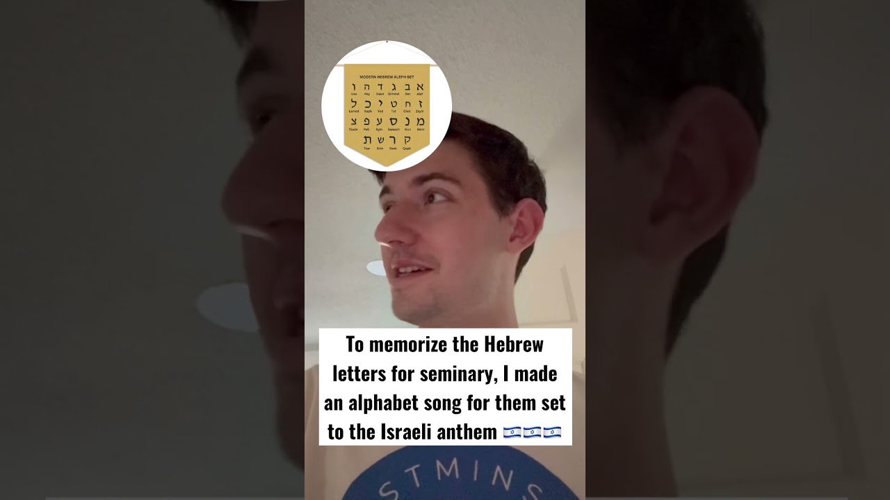 Hebrew alphabet song using Israeli anthem - YouTube