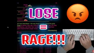 Playing Type Racer Until Someone Beats Me Part 2!  Fast Dvorak Typing