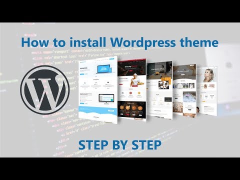How to install Wordpress theme // Kako instalirati Wordpress temu