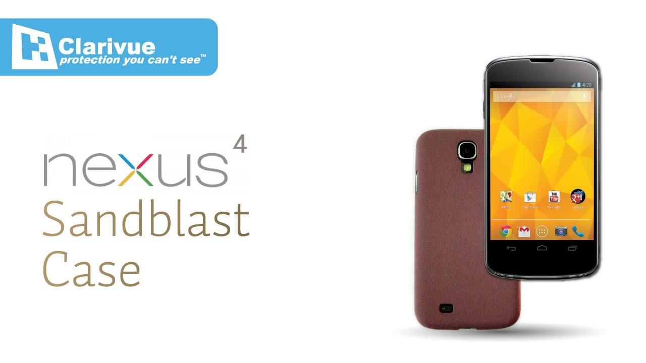 Google Nexus 4 Sandblast Case from Clarivue