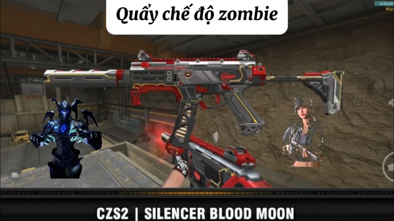 Crossfire lengends mobile #1:test súng czs2 blood moon trong chế độ zombie