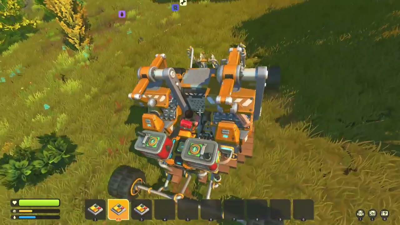 Scrap Mechanic "The Crab" Dedicated Logger v2.1 - Logging a vehicle path