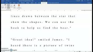 How to Use the Microsoft Word Immersive Reader Text Reader Tools (Desktop Version)