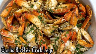 Quick and EASY recipe to make Garlic butter Crab legs
