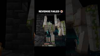 Minecraft Warden Destroys My Golems #ultra #minecraftshorts