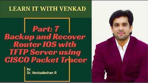 CISCO Networking  Part-7  Backup and Restore Router IOS with TFTP Server using CISCO Packet Tracer