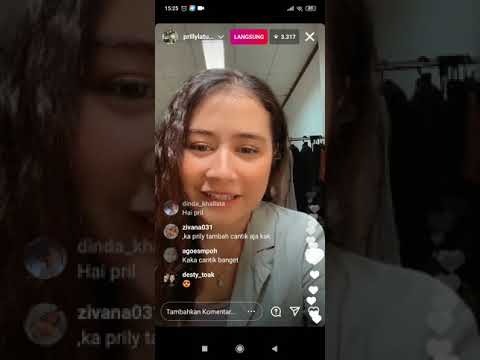 Terbaru Full live IG Prilly Latuconsina dan  Reza Rahadian uwuuuu sekali Part 1