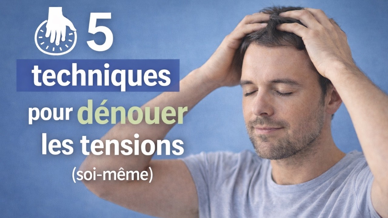 5 techniques pour dénouer les tensions