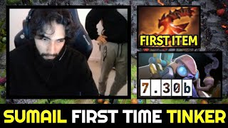 SUMAIL First time Tinker on 7.30b New Patch — STREAM with FACECAM