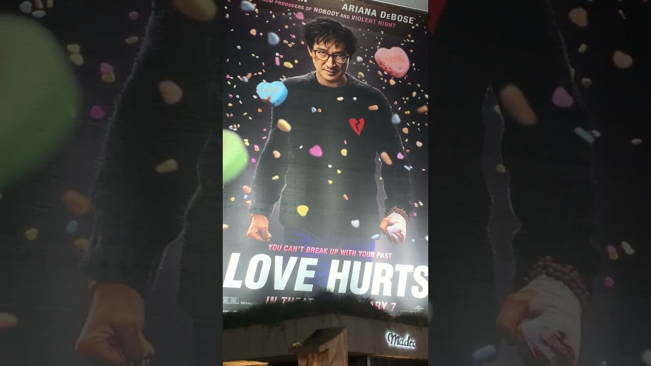 Love Hurts Billboard on the Sunset Strip