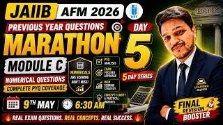 JAIIB AFM 2026 Final Revision 🔥 Module C PYQ Numericals Marathon
