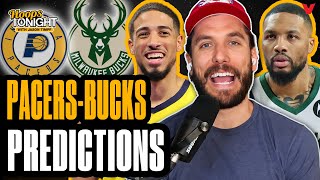Pacers-Bucks Predictions: Will Giannis' injury cost Milwaukee their season? | Hoops Tonight