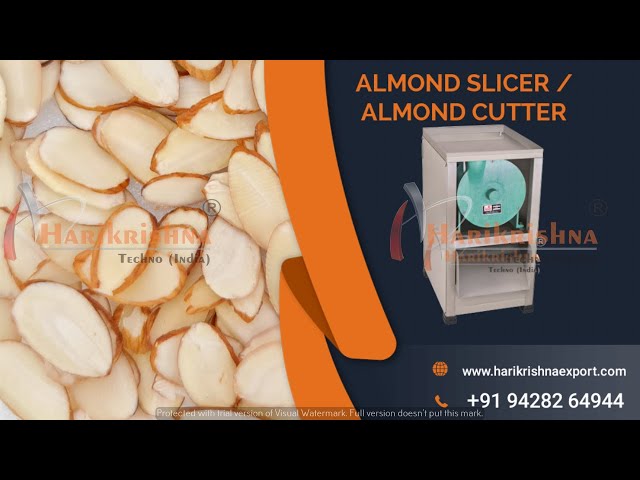 Almond Badam Slice Cutting Machine
