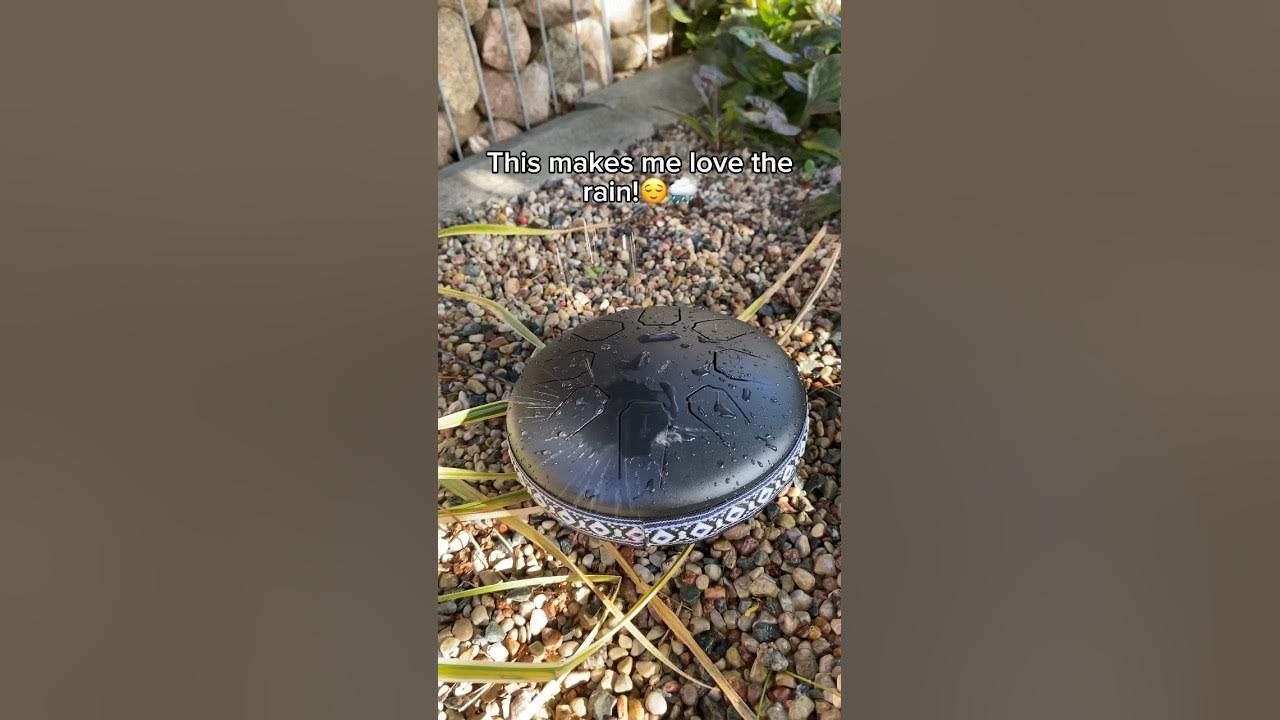 Quite good notes ☺️ #raindrum #rain #instrument #garden #home Quite good notes ☺️ #raindrum #rain #instrument #garden #home