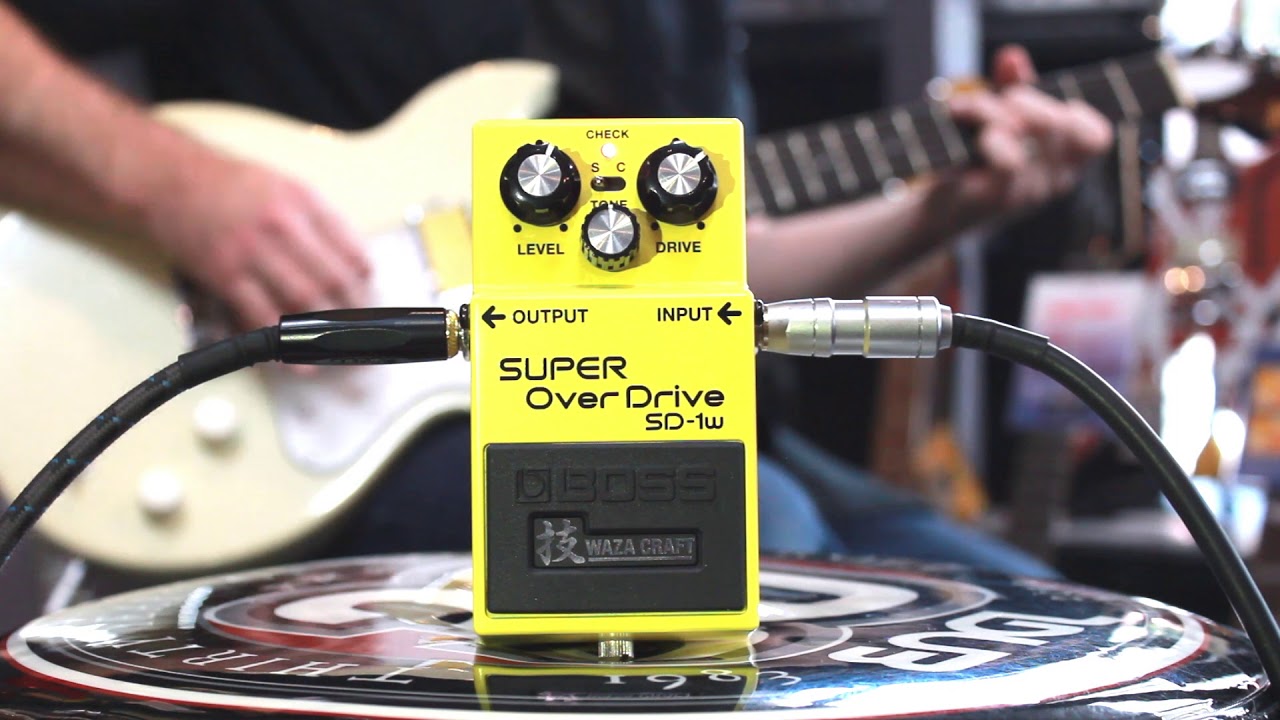 Keeley Boss SD-1 Super Overdrive Ge 5 Star w⁄Diode Switch Mod