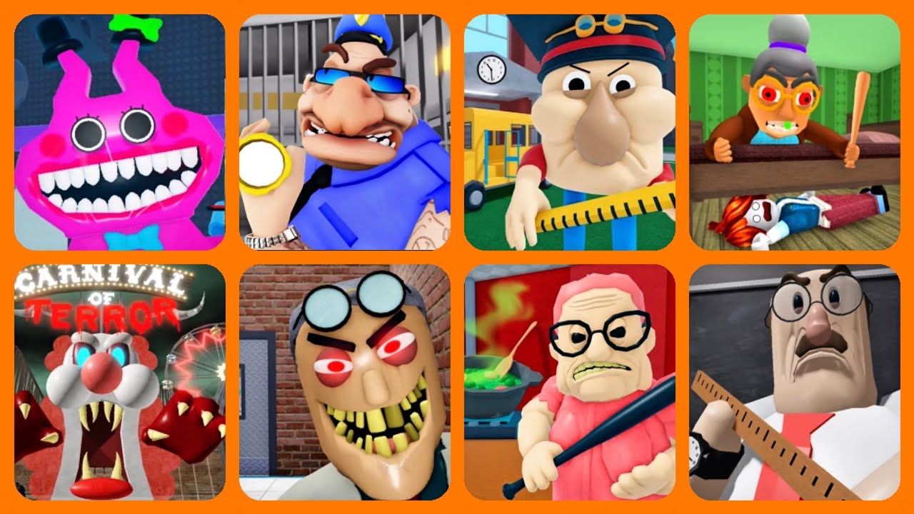 Miss Happi's Toyshop!(OBBY), LARRY PRISON ESCAPE(OBBY), EPIC SCHOOL ESCAPE(OBBY)