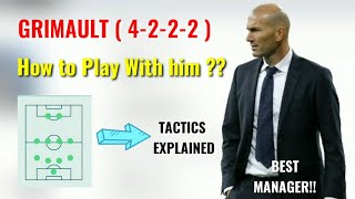 How to Play with Grimault ( Zidane ) in Pes2020Mobile !! Best Manager (4-2-2-2) #Tactics explained° screenshot 2