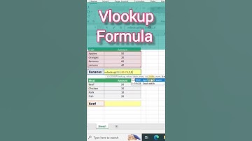 vlookup formula in excel | vlookup function for drop-down list #exceltips #excelformulas