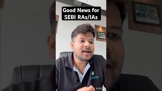 Good news for SEBI RA/IA | SEBI proposes ease of doing business | Trade Brains