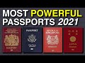 World Most Powerful Passports (2021) - 199 Countries