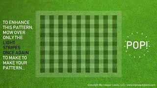 How to Mow a Checkerboard Pattern: Big League Lawns