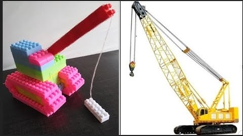 How To Make Crane With Blocks || Building blocks || Blocks toys || Crane || Blocks game