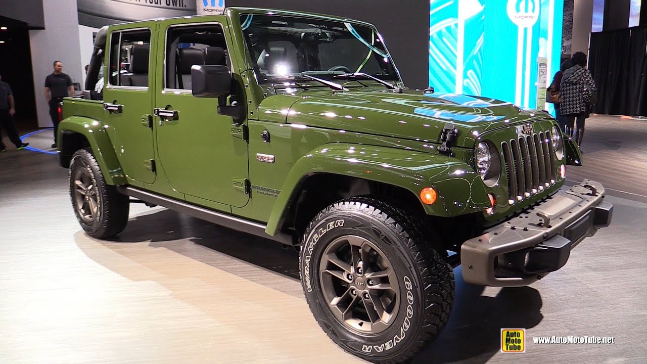 2016 Jeep Wrangler Unlimited 75th Anniversary Edition Exterior And Interior Walkaround