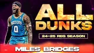 ALL DUNKS | Miles Bridges´ 2025 Season 🔥 Every Dunk!