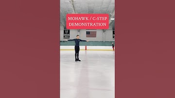 Mohawk (C-Step) Demonstration #figureskating #iceskating #figureskater #adultfigureskater #steps