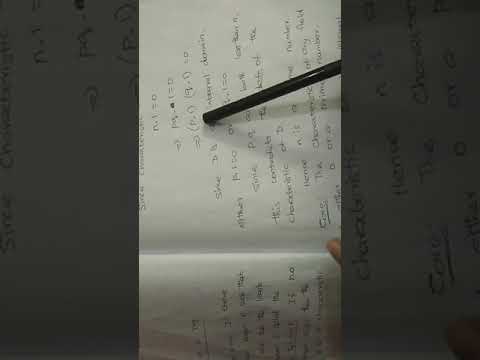 Characteristics of a