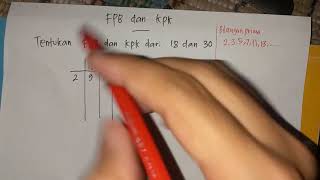 Cara Menentukan FPB KPK 18 dan 30