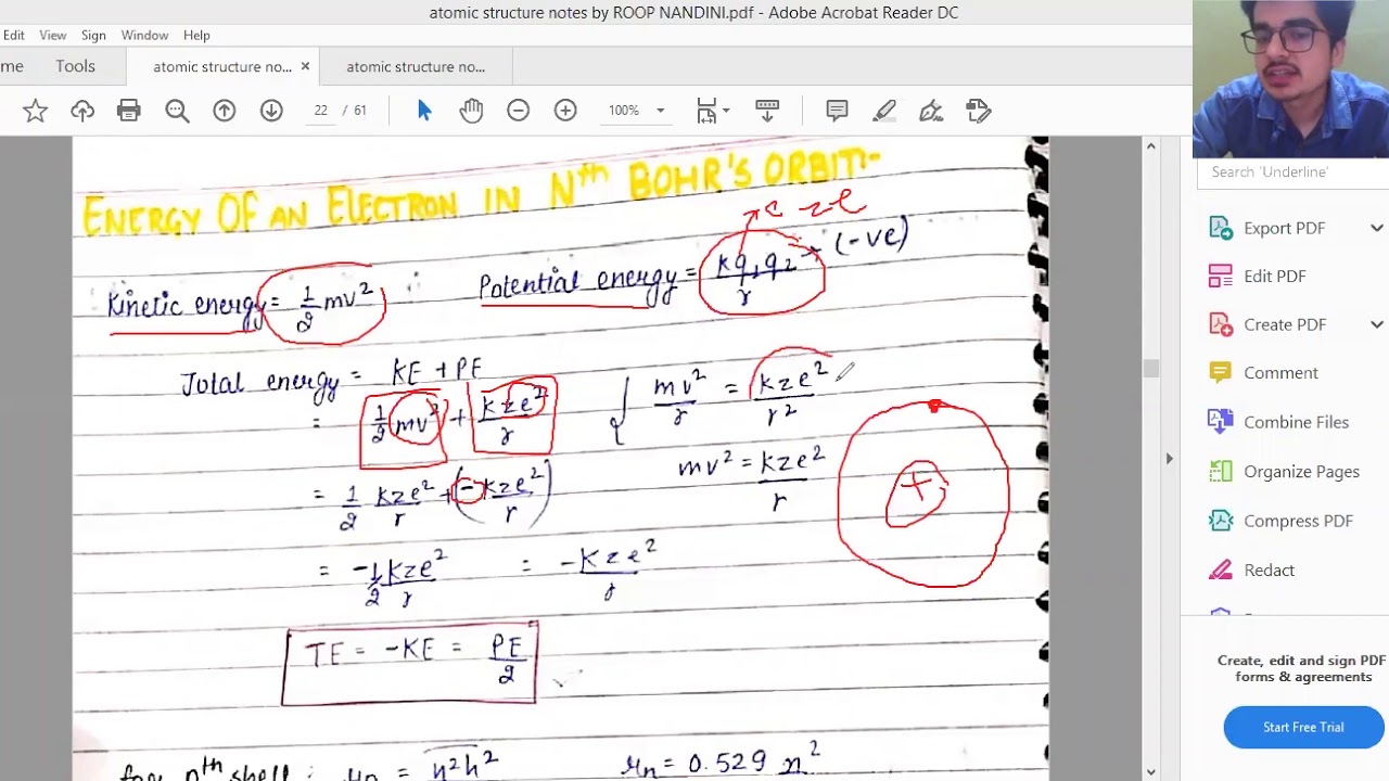 Atomic structure (L-6) Dropper (11th) Karan Sir