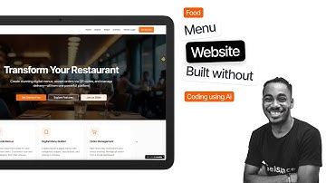 Build an AI-Driven Food Menu Website Without Coding | Full Demo