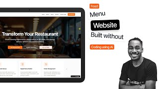 Build an AI-Driven Food Menu Website Without Coding | Full Demo